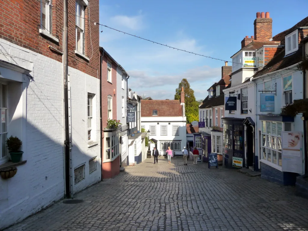 Quay Hill, Lymington. A band D house here pays £2,436.89 in 2026/27, £151.56 of it to the town council