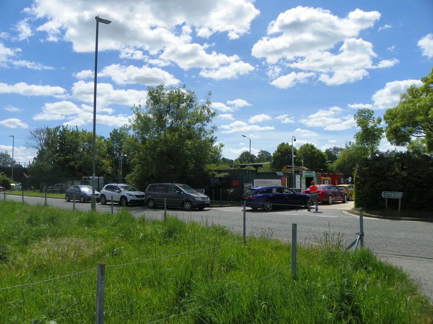 A Hampshire County Council household waste recycling centre. The New Forest sites at Efford, Marchwood and Somerley shut at 4pm from 1 October.